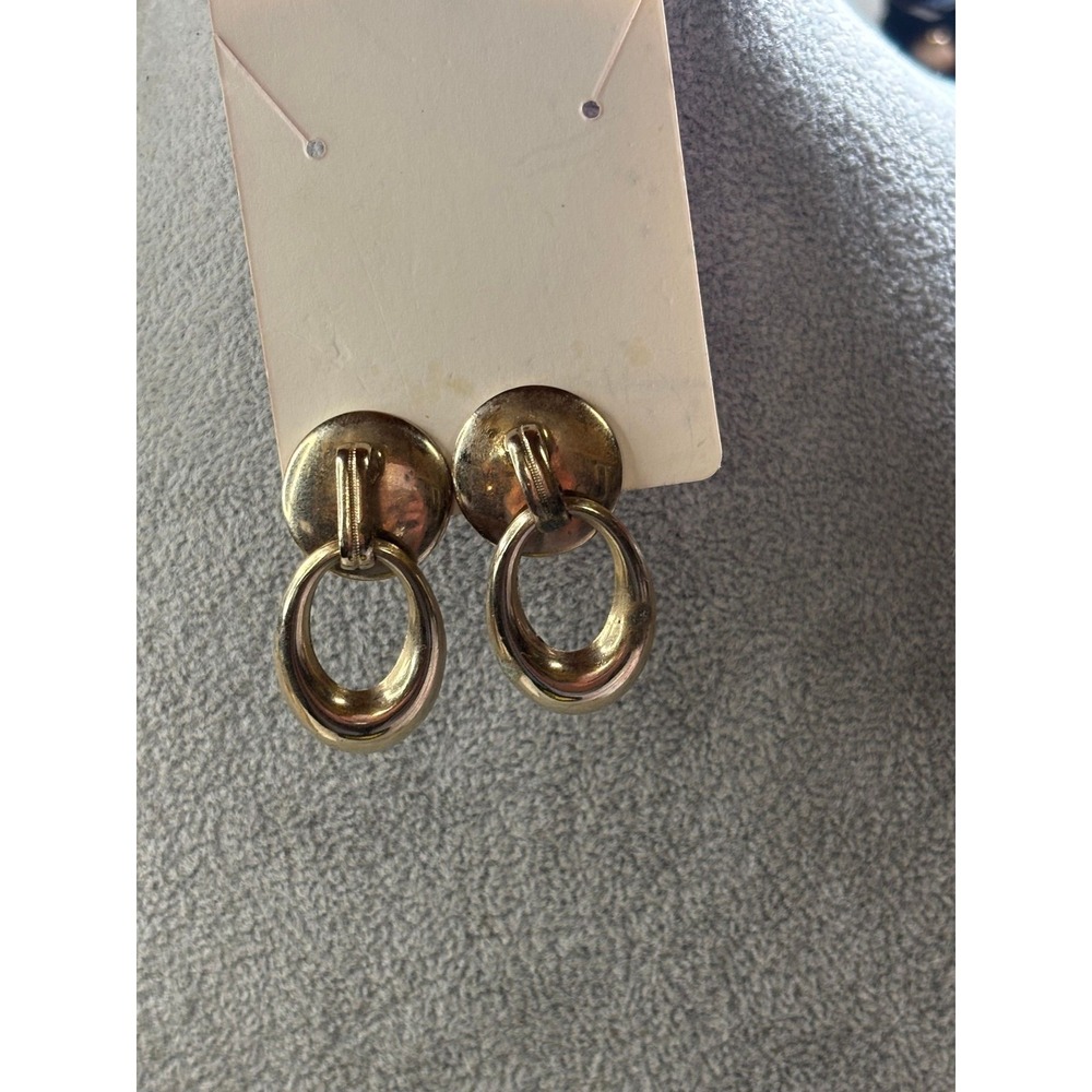 #48. Screw Back Vintage Door Knocker Earrings